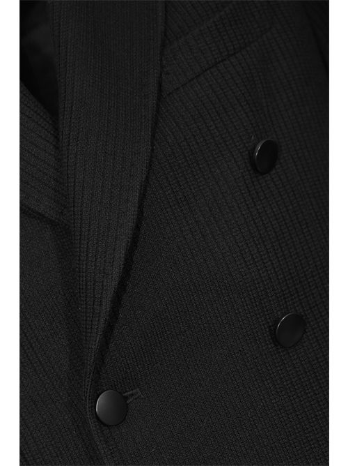 Giacca doppiopetto in misto lana Nero Tagliatore | 1SMJ20K 340260 N34552111